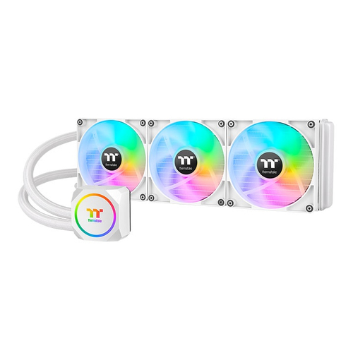 Thermaltake TH420 ARGB Sync, weiß, Komplett-Wasserkühlung, 500-1800rpm, 3,02 mmH2O, 4-polig Thermaltake TH420 ARGB Sync, weiß, Komplett-Wasserkühlung, 500-1800rpm, 3,02 mmH2O, 4-polig