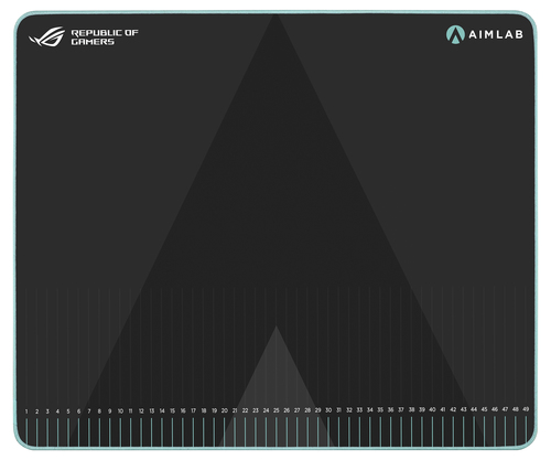 ASUS Hone Ace Aim Lab Edition&comma; schwarz&comma; Gaming-Mauspad&comma; 420x508x3mm