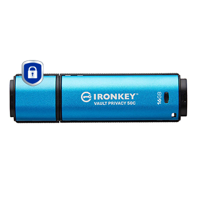 KINGSTON 16GB USB-C IronKey Vault Privacy KINGSTON 16GB USB-C IronKey Vault Privacy
