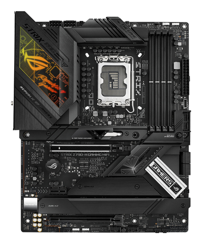 ASUS ROG STRIX Z790-H GAMING WIFI, ATX LGA 1700 Mainboard, 4x DDR5, max. 128 GB, 1x HDMI 2.0, 1x DisplayPort 1.4, 1x USB-C, WiFi ASUS ROG STRIX Z790-H GAMING WIFI, ATX LGA 1700 Mainboard, 4x DDR5, max. 128 GB, 1x HDMI 2.0, 1x DisplayPort 1.4, 1x USB-C, WiFi
