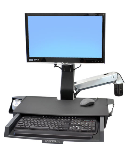 ERGOTRON StyleView Sit-Stand Combo mit ERGOTRON StyleView Sit-Stand Combo mit
