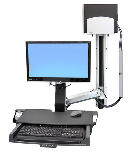 Ergotron StyleView Sit-Stand Combo System with Worksurface Ergotron StyleView Sit-Stand Combo System with Worksurface