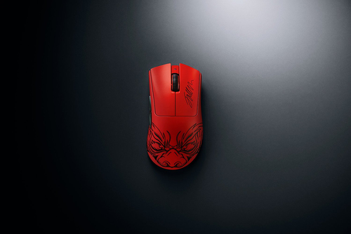 Razer DeathAdder V3 Pro Faker Edition rot Maus&comma; rechtsh&auml;nder&comma; Gaming&comma; USB