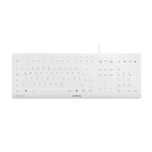 Contour Design Stream grau Tastatur&comma; Layout&colon; DE&comma; Cherry SX