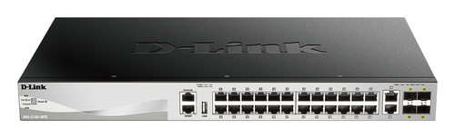 D-Link DGS-3130-30TS/E L3 Managed Switch, 24x RJ-45, Backplane: 168 Gbit/s D-Link DGS-3130-30TS/E L3 Managed Switch, 24x RJ-45, Backplane: 168 Gbit/s
