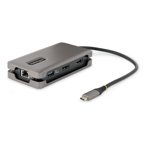 StarTech.com DKT31CDHPD3, USB 3.2 Gen 2 (3.1 Gen 2) Type-C, grau, USB Power Delivery StarTech.com DKT31CDHPD3, USB 3.2 Gen 2 (3.1 Gen 2) Type-C, grau, USB Power Delivery