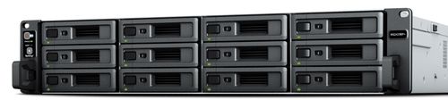 Synology RS2423RP&plus;&comma; 8 GB RAM&comma; 12x Einsch&uuml;be&comma; 3x 10 GBit&sol;s LAN&comma; Rack &lpar;2U&rpar; NAS schwarz&comma; grau