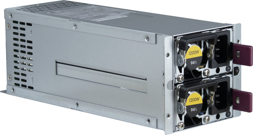 1200W Inter-Tech R2A-DV1200-N 2U Netzteil&comma; 80 PLUS Platinum&comma; grau