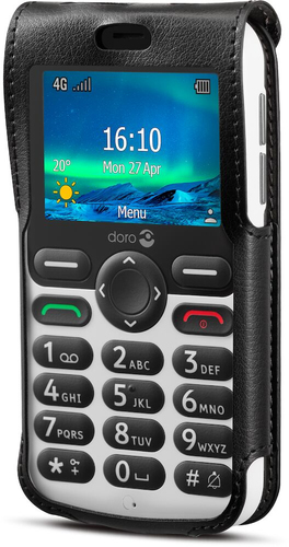 Doro 8390 Handy-Schutzh&uuml;lle 6&comma;1 cm &lpar;2&period;4&rpar; Kupplungsgeh&auml;use Schwarz