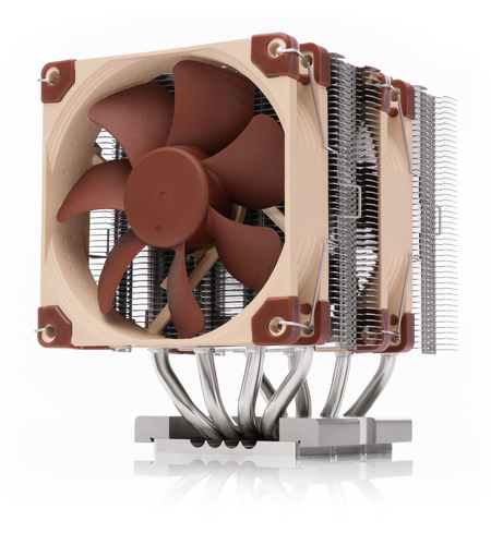 Noctua NH-D9 DX-4677 4U&comma; aluminium&comma; beige&comma; braun&comma; CPU-K&uuml;hler&comma; 134x95x120mm&comma; 400-2500rpm&comma; 30&comma;6 dB