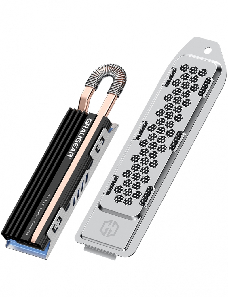 Graugear Heatpipe-Kühler für PS5 Speichererweiterung, mit Abdeckung