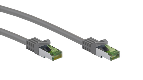 7,5m Patchkabel Cat8.1, S/FTP, grau, Kupfer, Goobay 7,5m Patchkabel Cat8.1, S/FTP, grau, Kupfer, Goobay