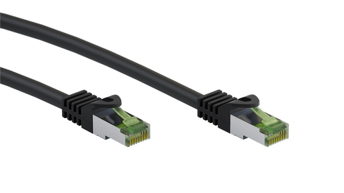 15m Patchkabel Cat8.1, S/FTP, schwarz, Kupfer, Goobay 15m Patchkabel Cat8.1, S/FTP, schwarz, Kupfer, Goobay