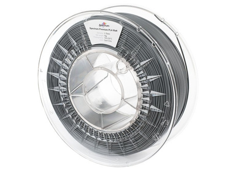Spectrum Filaments PLA Matt 1&period;75mm&comma; Polyactics&auml;ure &lpar;PLA&rpar;&comma; grau&comma; 1 kg