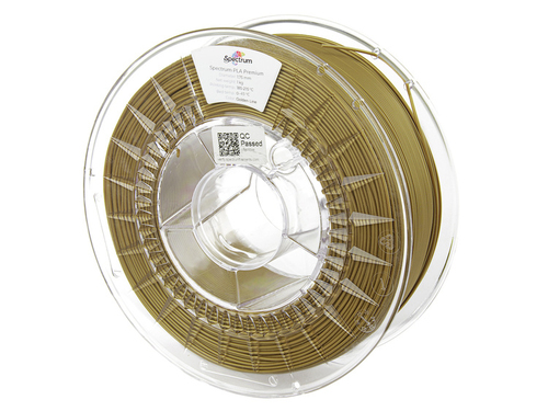 Spectrum Filaments PLA Premium&comma; Polyactics&auml;ure &lpar;PLA&rpar;&comma; gold&comma; 1 kg
