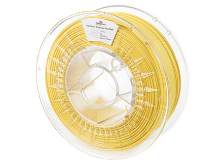Spectrum Filaments PLA Matt 1.75mm, Polyacticsäure (PLA), gelb, 1 kg Spectrum Filaments PLA Matt 1.75mm, Polyacticsäure (PLA), gelb, 1 kg