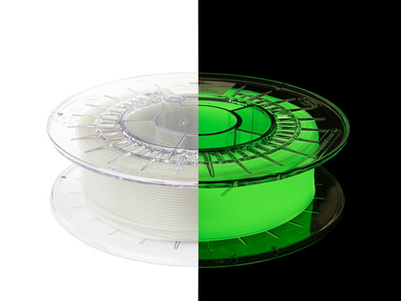 Spectrum Filaments PLA Glow in the Dark 1&period;75mm&comma; Polyactics&auml;ure &lpar;PLA&rpar;&comma; gr&uuml;n&comma; 900 g