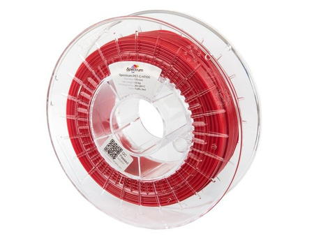 Spectrum Filaments PET-G HT100, Polyethylenterephthalatglycol (PETG), rot, 500 g Spectrum Filaments PET-G HT100, Polyethylenterephthalatglycol (PETG), rot, 500 g