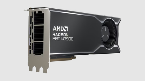 AMD Radeon PRO W7900, 48GB GDDR6 Grafikkarte, 3x DP AMD Radeon PRO W7900, 48GB GDDR6 Grafikkarte, 3x DP