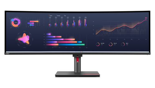 49 Zoll Lenovo ThinkVision P49w-30, 124,5cm TFT, 60 Hz, Dual WQHD, 6ms, 2x HDMI, 1x DP, integrierter USB-Hub 49 Zoll Lenovo ThinkVision P49w-30, 124,5cm TFT, 60 Hz, Dual WQHD, 6ms, 2x HDMI, 1x DP, integrierter USB-Hub
