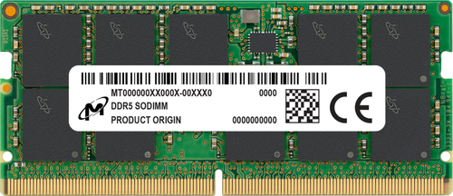 DDR5RAM 32 GB&comma; Micron MTC20C2085S1TC48BR&comma; SO-DIMM&comma; ECC&comma; CL40