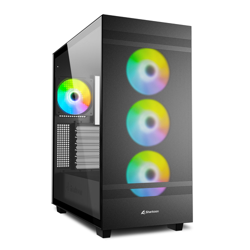 Sharkoon C50 RGB ATX, Full Tower, schwarz, Glasfenster Sharkoon C50 RGB ATX, Full Tower, schwarz, Glasfenster
