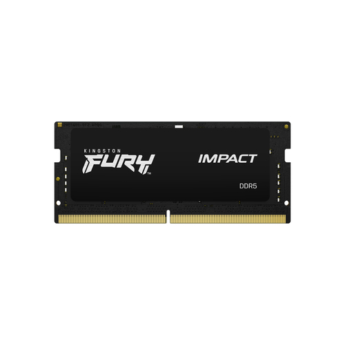 DDR5RAM 16 GB DDR5-6000, Kingston Technology FURY 16GB 6000MT/s DDR5 CL38 SODIMM Impact XMP, SO-DIMM, CL38 DDR5RAM 16 GB DDR5-6000, Kingston Technology FURY 16GB 6000MT/s DDR5 CL38 SODIMM Impact XMP, SO-DIMM, CL38