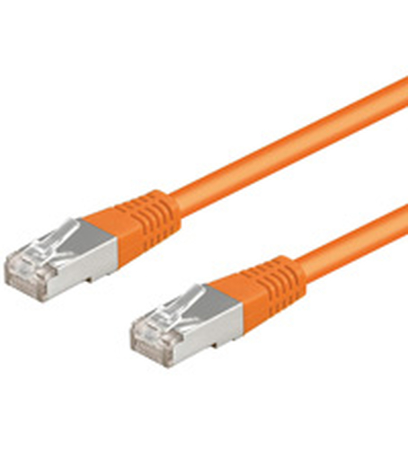 1&comma;5m Patchkabel Cat5&comma; orange&comma; Goobay