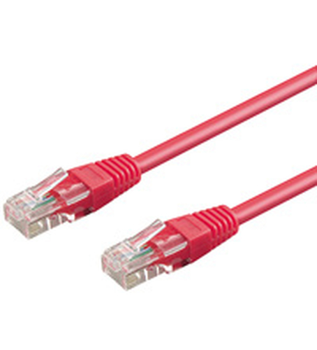 1&comma;5m Patchkabel Cat5e&comma; rot&comma; Goobay