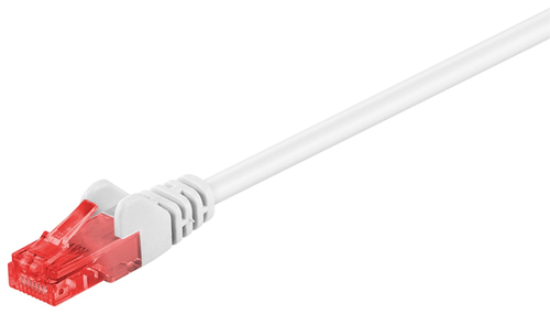 1,5m Patchkabel Cat6, U/UTP, weiß, Kupferverkleidetes Aluminium (CCA), Goobay 1,5m Patchkabel Cat6, U/UTP, weiß, Kupferverkleidetes Aluminium (CCA), Goobay