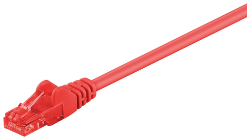 25m Patchkabel Cat6, U/UTP, rot, Kupferverkleidetes Aluminium (CCA), Goobay 25m Patchkabel Cat6, U/UTP, rot, Kupferverkleidetes Aluminium (CCA), Goobay