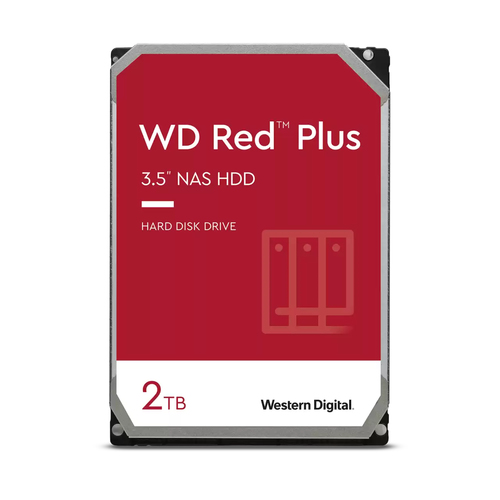 2 TB HDD Western Digital Red Plus&comma; SATA 6 Gbit&sol;s