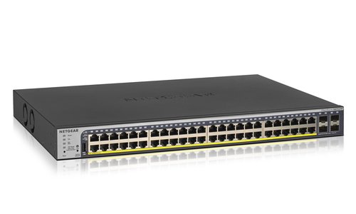 NETGEAR GS752TP L2&sol;L3&sol;L4 Managed Switch&comma; 48x RJ-45&comma; Backplane&colon; 104 Gbit&sol;s&comma; PoE