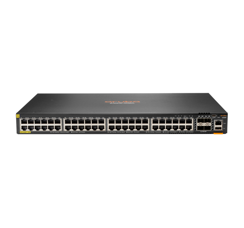 HPE CX 6200F 48G Class-4 PoE 4SFP 740W L3 Managed Switch&comma; 48x RJ-45&comma; Backplane&colon; 176 Gbit&sol;s&comma; PoE