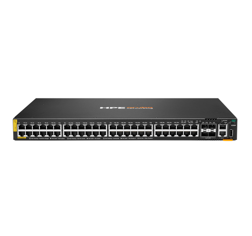 HPE CX 6200F 48G Class-4 PoE 4SFP 370W L3 Managed Switch&comma; 48x RJ-45&comma; Backplane&colon; 176 Gbit&sol;s&comma; PoE