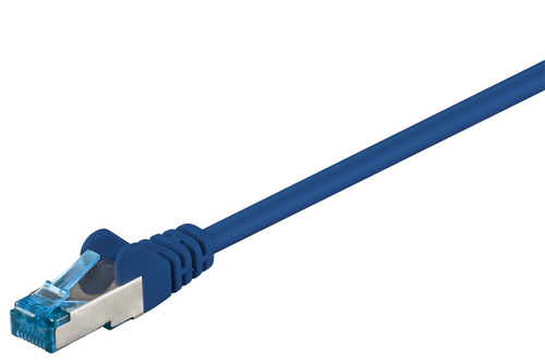 1,5m Patchkabel Cat6a, S/FTP, Kupfer, Goobay 1,5m Patchkabel Cat6a, S/FTP, Kupfer, Goobay