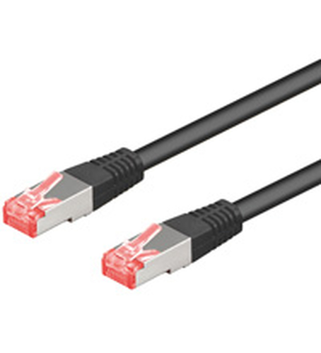 1,5m Patchkabel Cat6a, schwarz, Goobay 1,5m Patchkabel Cat6a, schwarz, Goobay