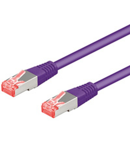 1,5m Patchkabel Cat6a, violett, Goobay 1,5m Patchkabel Cat6a, violett, Goobay