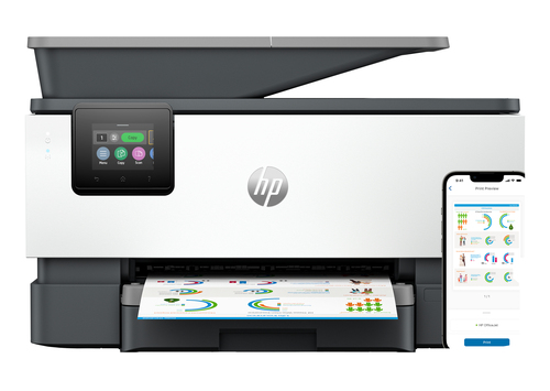 HP OfficeJet Pro 9120E Wireless All-in-One Farbe Drucker&comma; Instant Ink&semi; Beidseitiger Druck