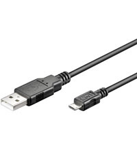 0,15m USB 2.0-Kabel TypA auf TypB micro 0,15m USB 2.0-Kabel TypA auf TypB micro