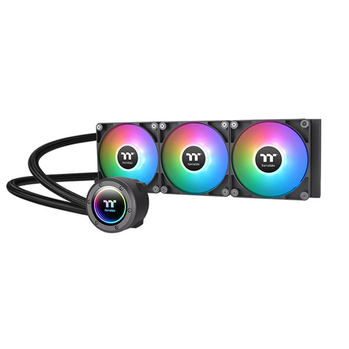 Thermaltake TH420 V2 ARGB, schwarz, Komplett-Wasserkühlung, 3-pin + 4-pin Thermaltake TH420 V2 ARGB, schwarz, Komplett-Wasserkühlung, 3-pin + 4-pin