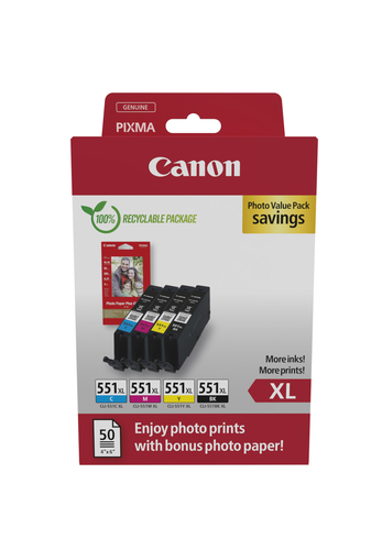 Canon 6443B008&comma; original&comma; schwarz&comma; cyan&comma; magenta&comma; gelb