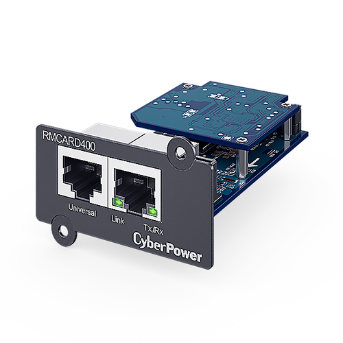 CyberPower RMCARD400, 10/100/1000BaseT(X), Ethernet, 1000 Mbit/s CyberPower RMCARD400, 10/100/1000BaseT(X), Ethernet, 1000 Mbit/s