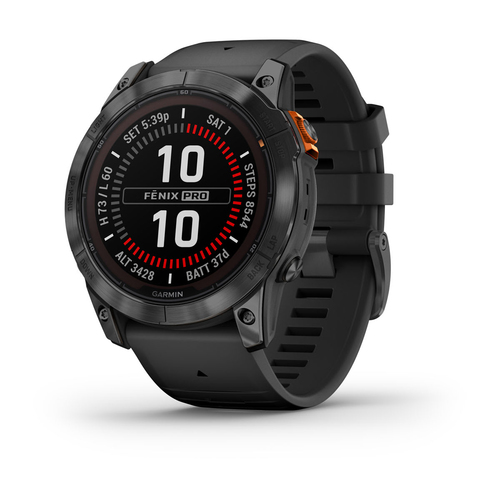 Garmin fnix 7X Pro 3,56 cm (1.4) MIP 51 mm Digital 280 x 280 Pixel Touchscreen Grau WLAN GPS