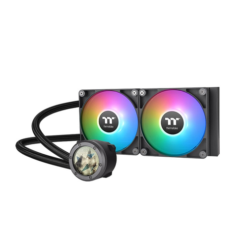 Thermaltake TH240 V2 Ultra, schwarz, Komplett-Wasserkühlung, 1500-3000rpm, 2,23 mmH2O, 3-polig Thermaltake TH240 V2 Ultra, schwarz, Komplett-Wasserkühlung, 1500-3000rpm, 2,23 mmH2O, 3-polig
