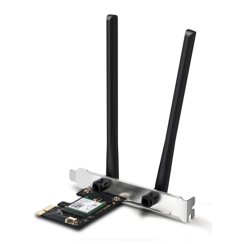 Mercusys MA80XE, WLAN / Bluetooth, Wi-Fi 6 (802.11ax), 3000 Mbit/s, schwarz Mercusys MA80XE, WLAN / Bluetooth, Wi-Fi 6 (802.11ax), 3000 Mbit/s, schwarz