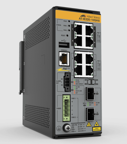 Allied Telesis AT-IE220-10GHX-980, 8x RJ-45, PoE Allied Telesis AT-IE220-10GHX-980, 8x RJ-45, PoE