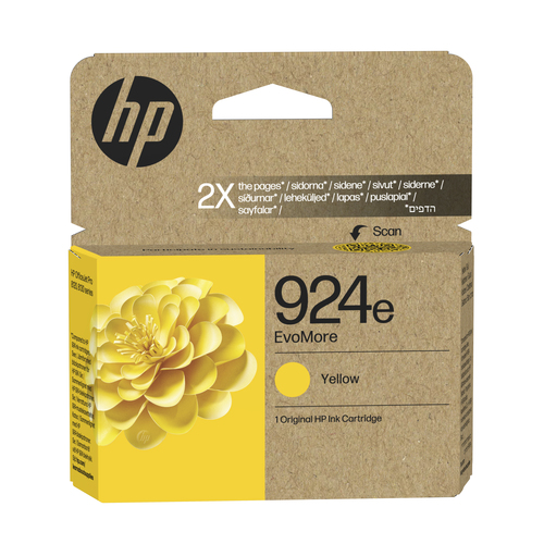 HP 924e EvoMore Yellow Original Ink Cartridge, original, gelb HP 924e EvoMore Yellow Original Ink Cartridge, original, gelb