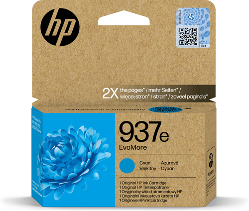 HP 937e EvoMore Cyan Original Druckerpatrone HP 937e EvoMore Cyan Original Druckerpatrone