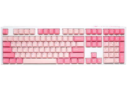 Ducky One 3 pink Tastatur&comma; Layout&colon; Englisch&comma; Cherry MX Black&comma; RGB